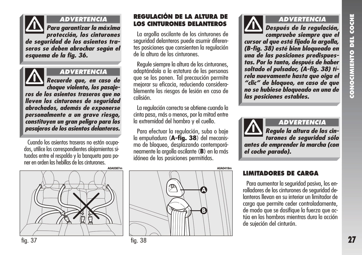 2007-2010 Alfa Romeo 147 GTA Owner's Manual | Spanish