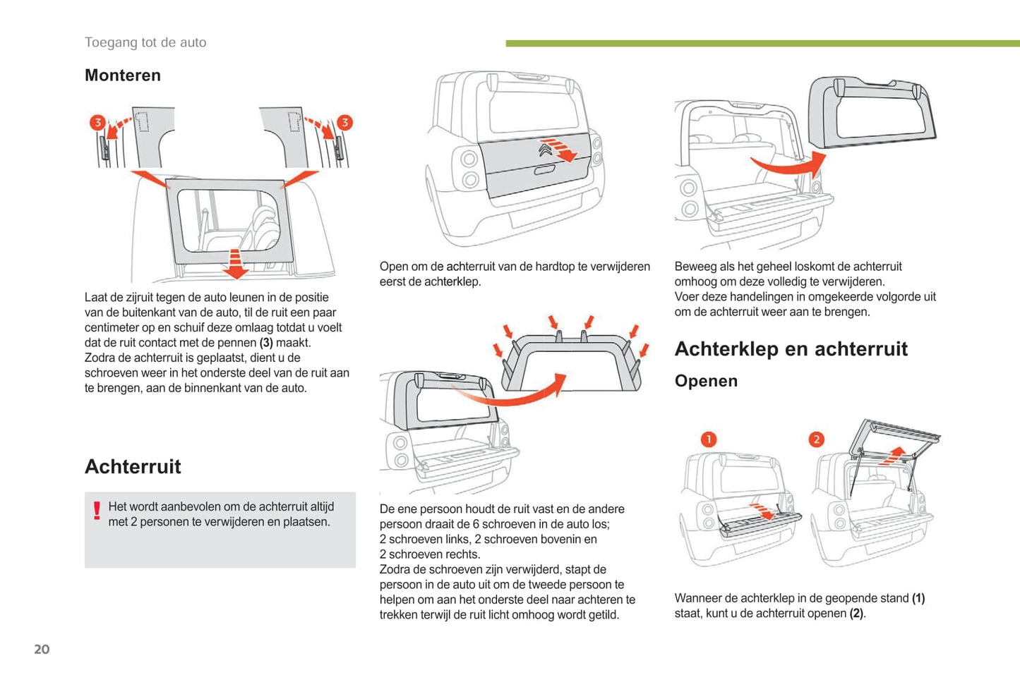 2017-2019 Citroën e-Méhari Owner's Manual | Dutch