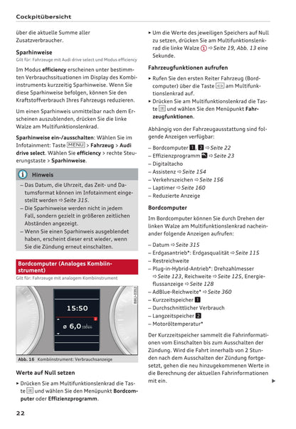 2016-2017 Audi A3/A3 Cabriolet/A3 Limousine/A3 Sportback/A3 Sportback e-tron/A3 Sportback g-tron/S3/S3 Cabriolet/S3 Limousine/S3 Sportback Owner's Manual | German