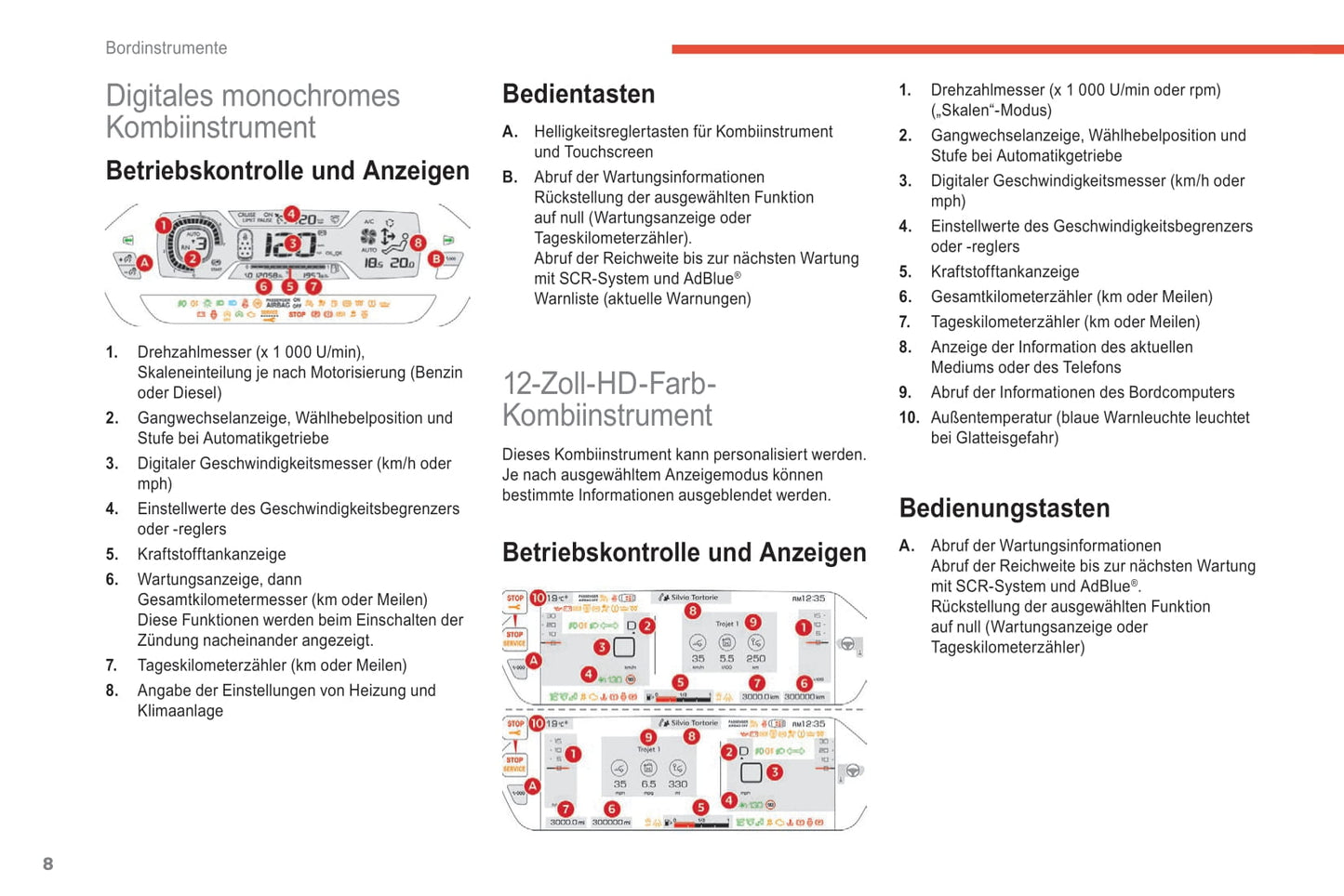 2018-2021 Citroën C4 SpaceTourer/Grand C4 SpaceTourer Gebruikershandleiding | Duits