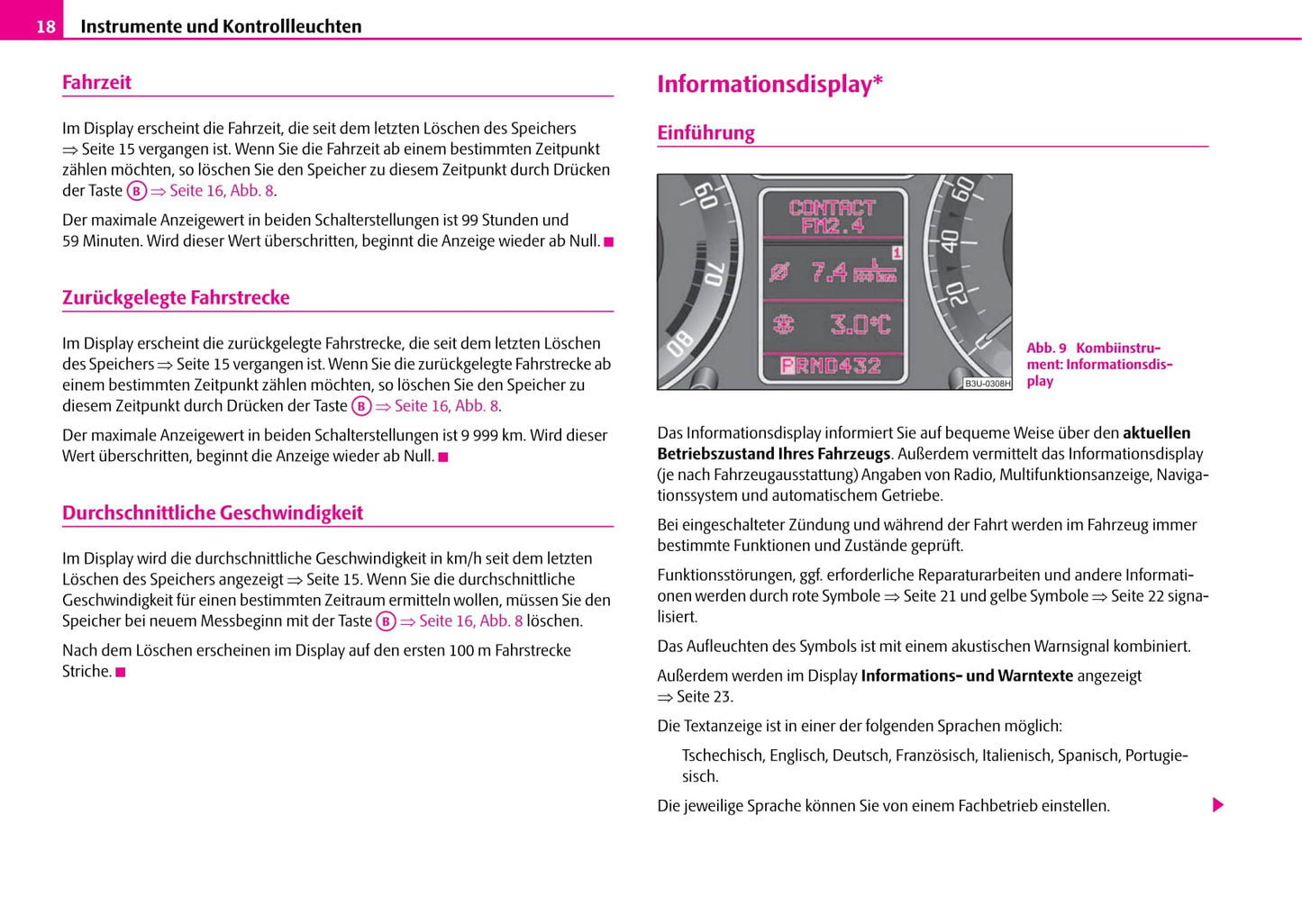 2007-2008 Skoda Superb Gebruikershandleiding | Duits