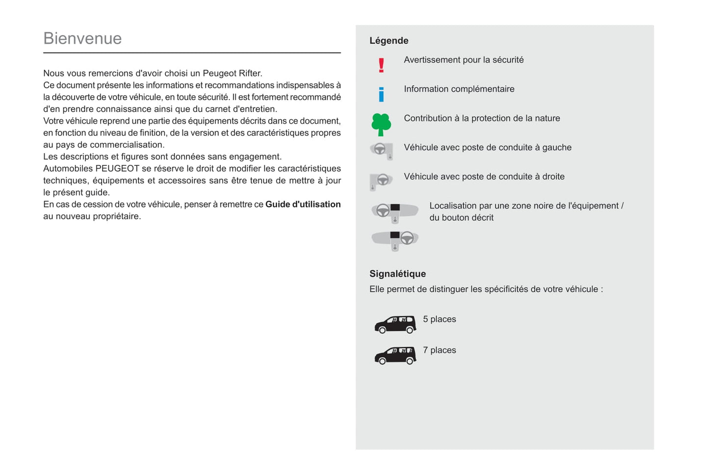 2019-2022 Peugeot Rifter Gebruikershandleiding | Frans