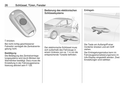 2020-2021 Opel Astra Bedienungsanleitung | Deutsch