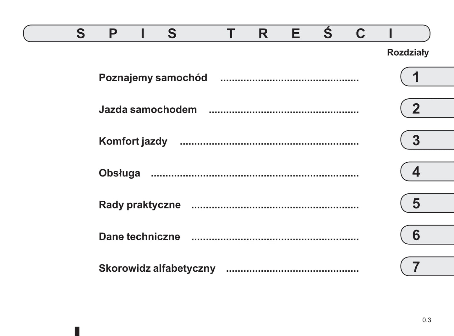 2019-2020 Renault Kangoo Owner's Manual | Polish