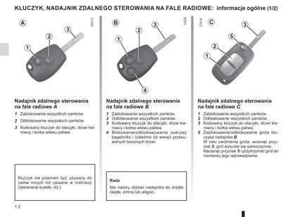 2019-2020 Renault Kangoo Owner's Manual | Polish