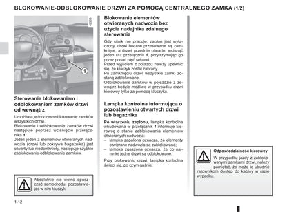 2019-2020 Renault Kangoo Owner's Manual | Polish