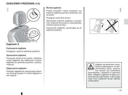 2019-2020 Renault Kangoo Owner's Manual | Polish