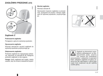 2019-2020 Renault Kangoo Owner's Manual | Polish