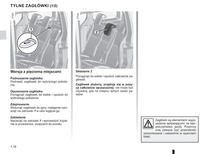 2019-2020 Renault Kangoo Owner's Manual | Polish