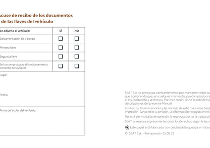 2022 Cupra Born Owner's Manual | Spanish