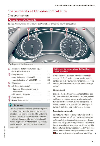 2014-2016 Audi A7/S7 Bedienungsanleitung | Französisch