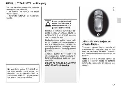 2018-2019 Renault Talisman Owner's Manual | Spanish