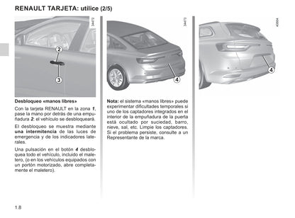 2018-2019 Renault Talisman Owner's Manual | Spanish