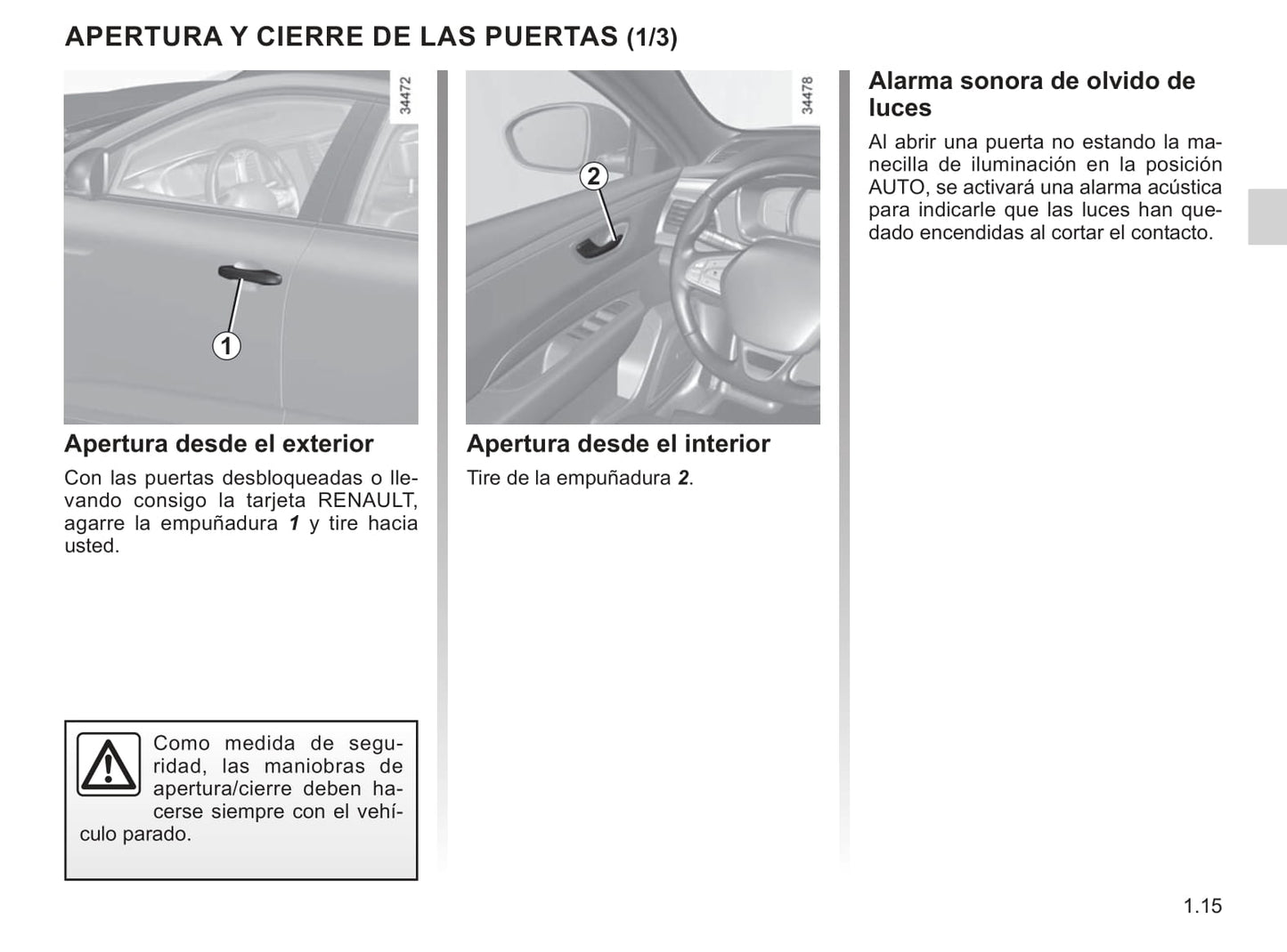 2018-2019 Renault Talisman Owner's Manual | Spanish