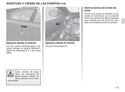 2018-2019 Renault Talisman Owner's Manual | Spanish