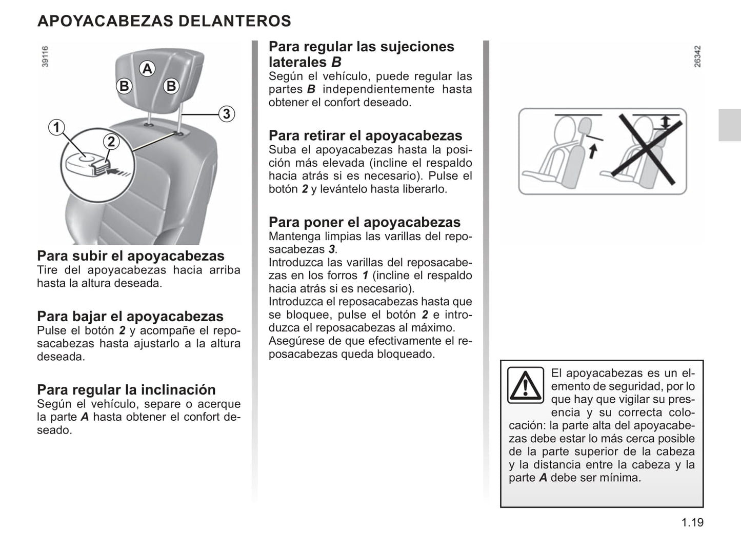 2018-2019 Renault Talisman Owner's Manual | Spanish