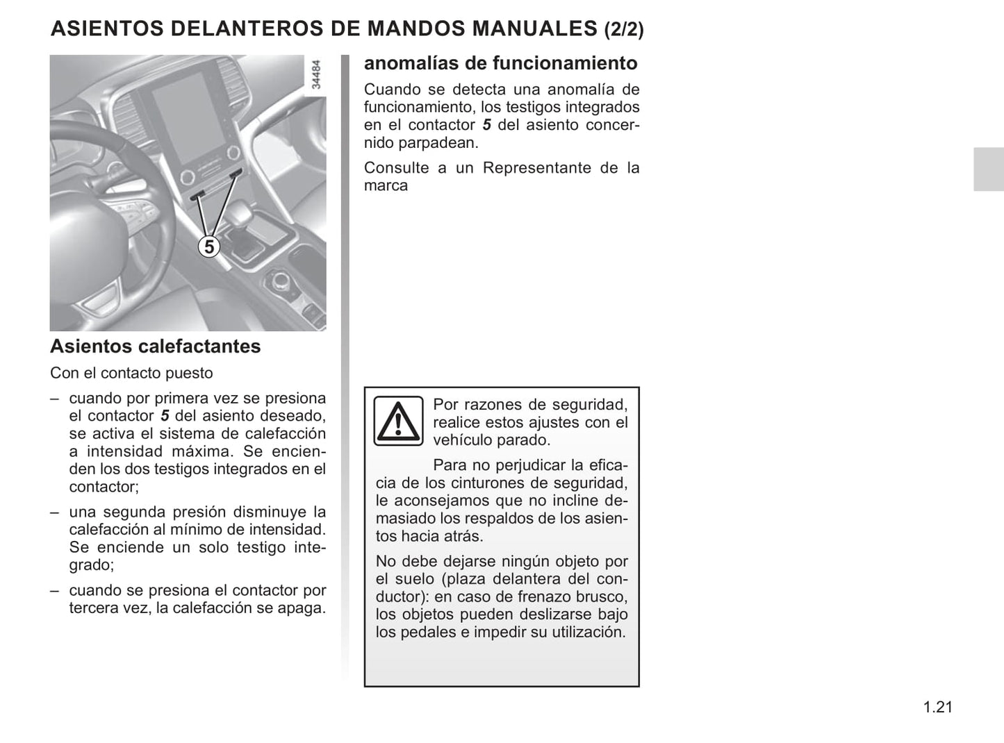 2018-2019 Renault Talisman Owner's Manual | Spanish