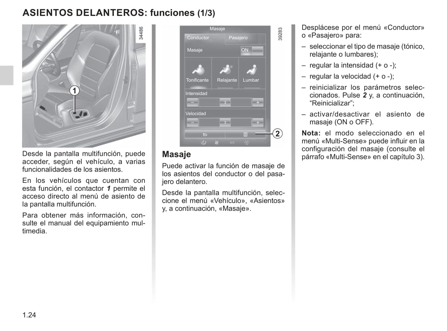 2018-2019 Renault Talisman Owner's Manual | Spanish