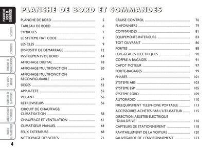 2009-2010 Fiat Punto Gebruikershandleiding | Frans