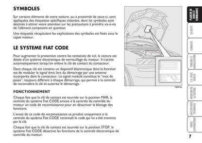 2009-2010 Fiat Punto Gebruikershandleiding | Frans