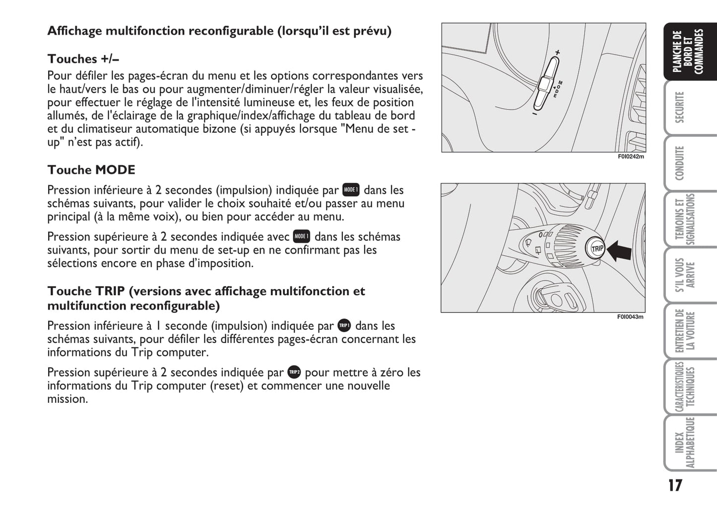 2009-2010 Fiat Punto Gebruikershandleiding | Frans