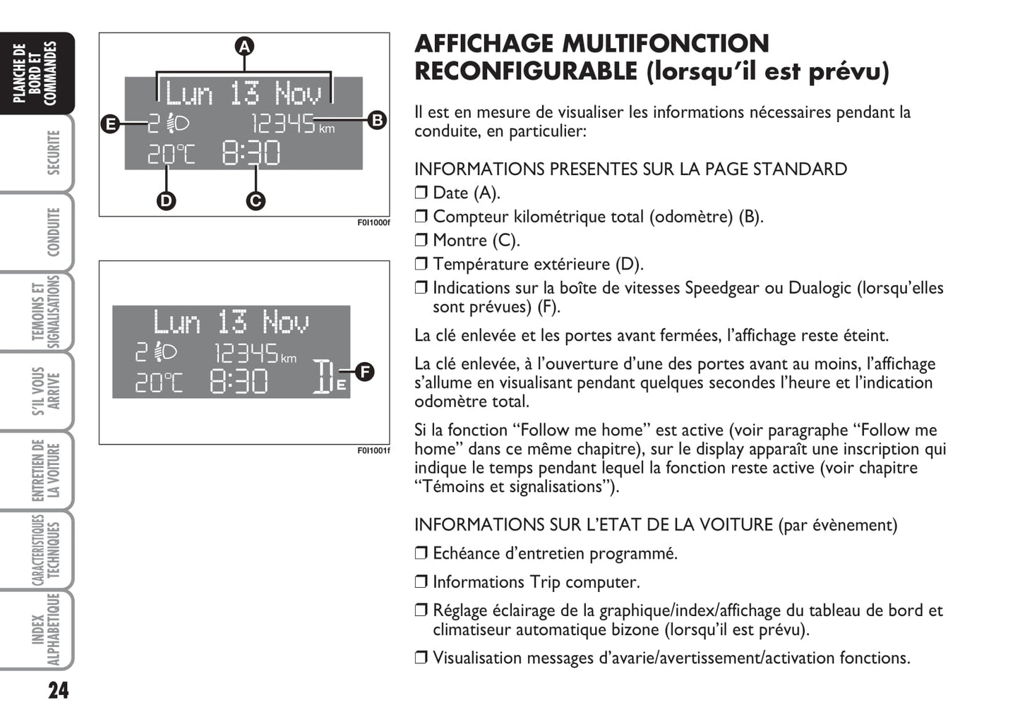 2009-2010 Fiat Punto Gebruikershandleiding | Frans