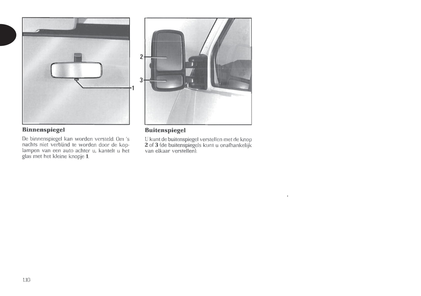 1998-1999 Renault Trafic Owner's Manual | Dutch