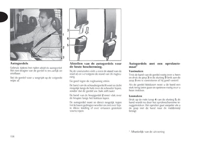 1998-1999 Renault Trafic Owner's Manual | Dutch