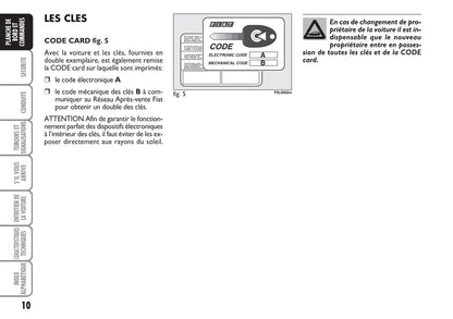 2007-2008 Fiat Croma Gebruikershandleiding | Frans