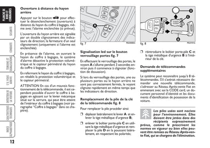 2007-2008 Fiat Croma Gebruikershandleiding | Frans