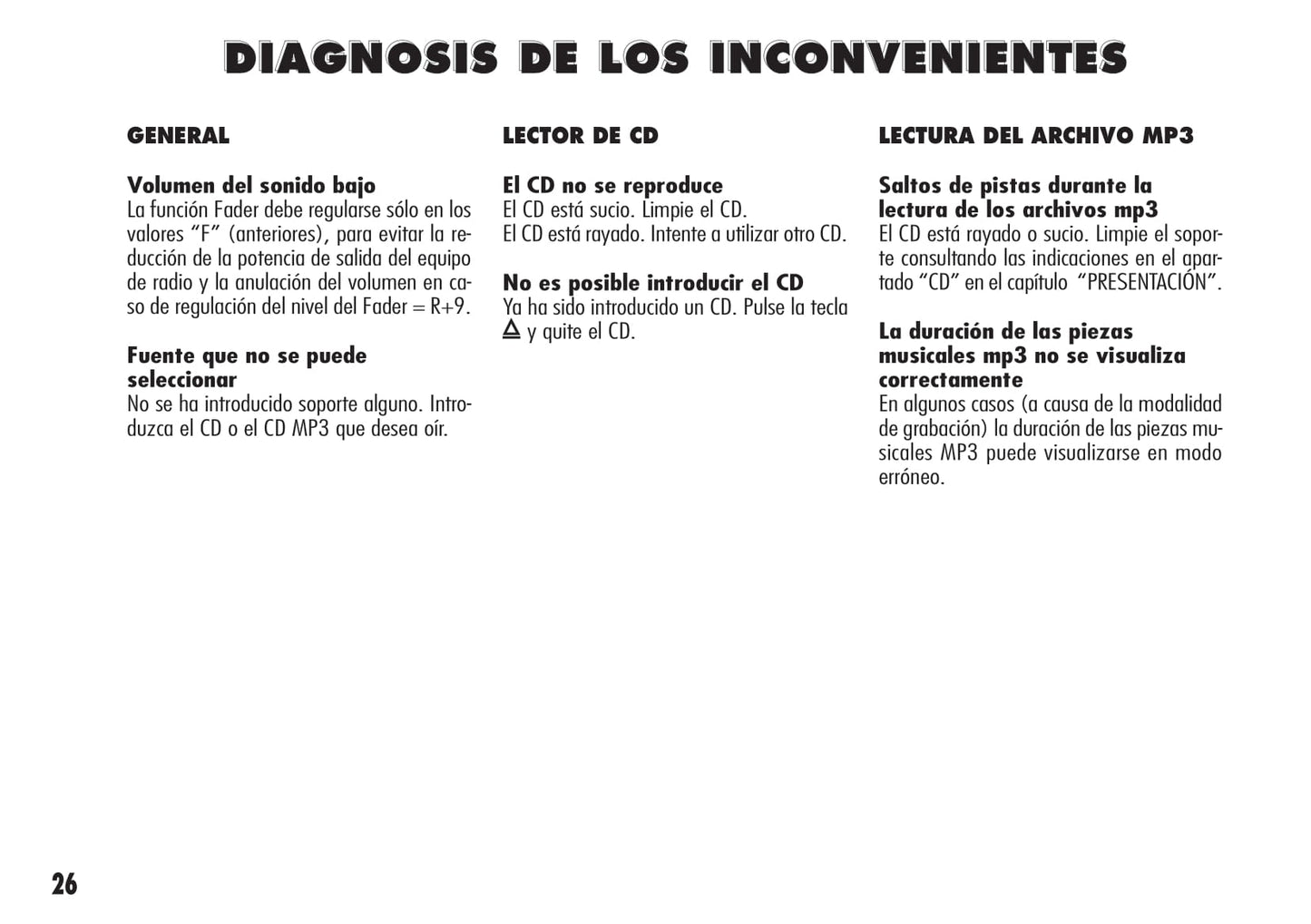 Alfa Romeo Autorradio Instrucciones 2007 - 2009