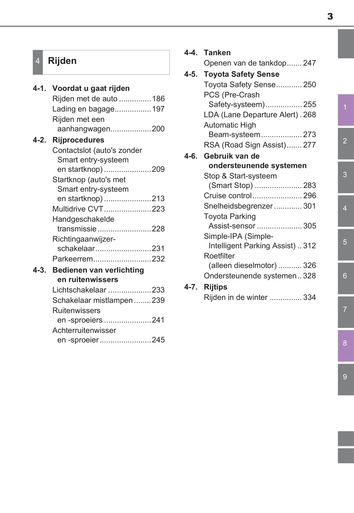 2016-2017 Toyota Auris Touring Sports Owner's Manual | Dutch