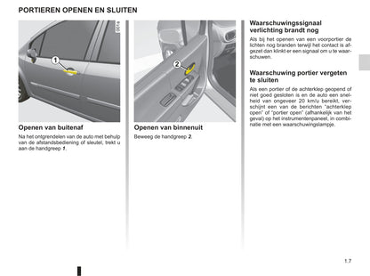 2008-2009 Renault Modus/Grand Modus Owner's Manual | Dutch