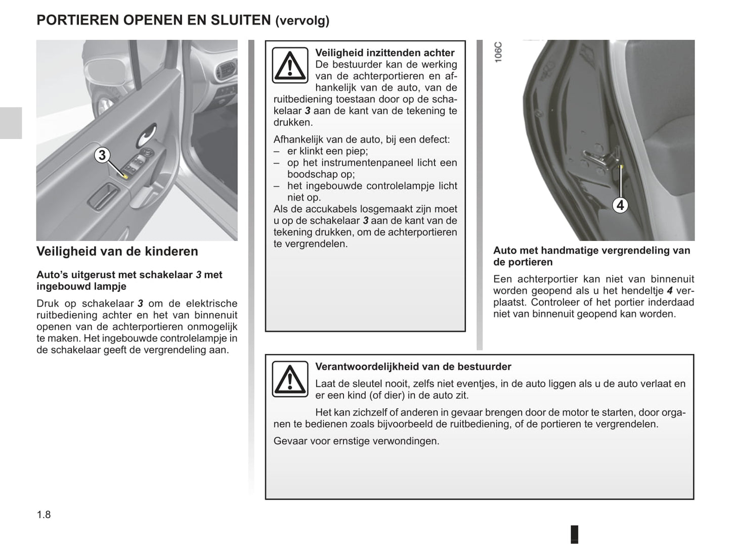 2008-2009 Renault Modus/Grand Modus Owner's Manual | Dutch