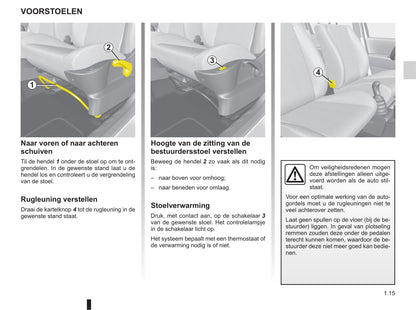 2008-2009 Renault Modus/Grand Modus Owner's Manual | Dutch