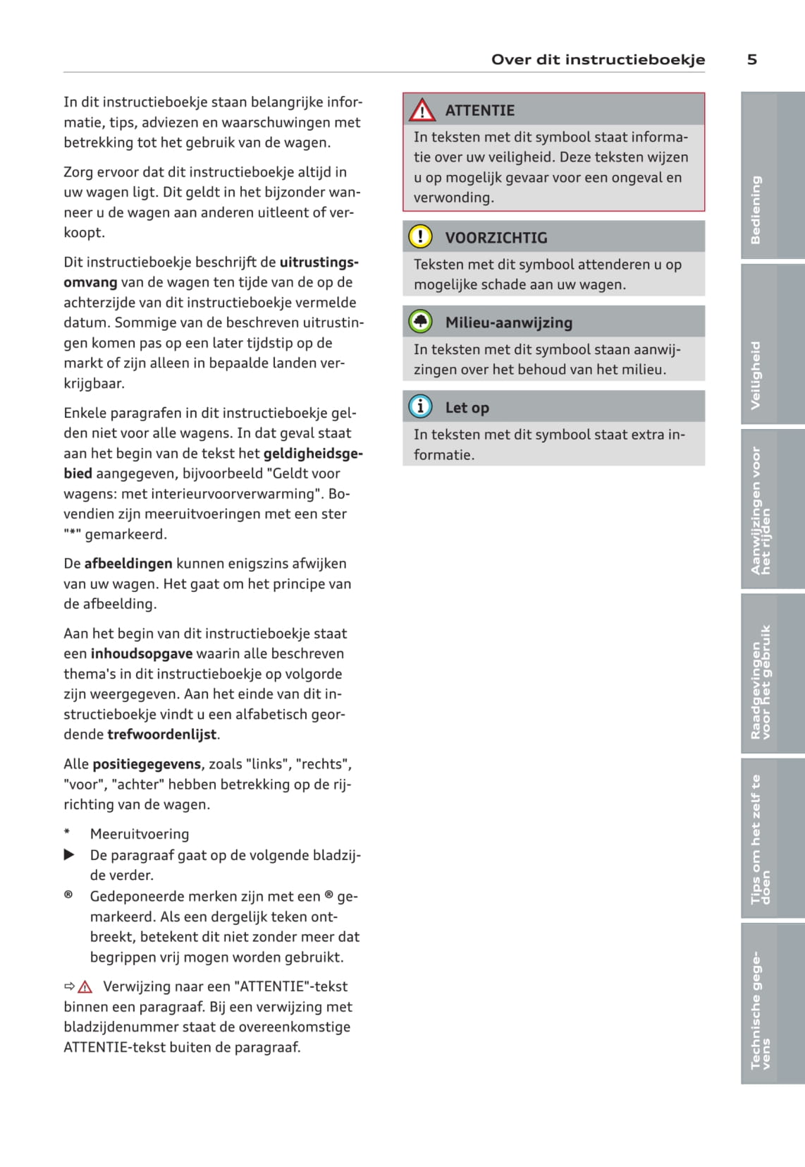 2011-2014 Audi A6 Avant Owner's Manual | Dutch