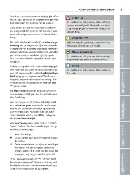 2011-2014 Audi A6 Avant Owner's Manual | Dutch