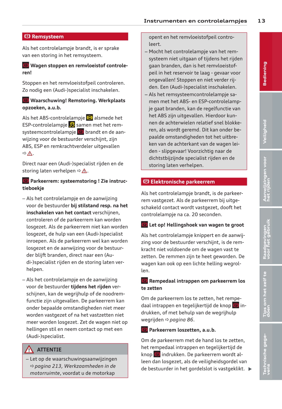 2011-2014 Audi A6 Avant Owner's Manual | Dutch