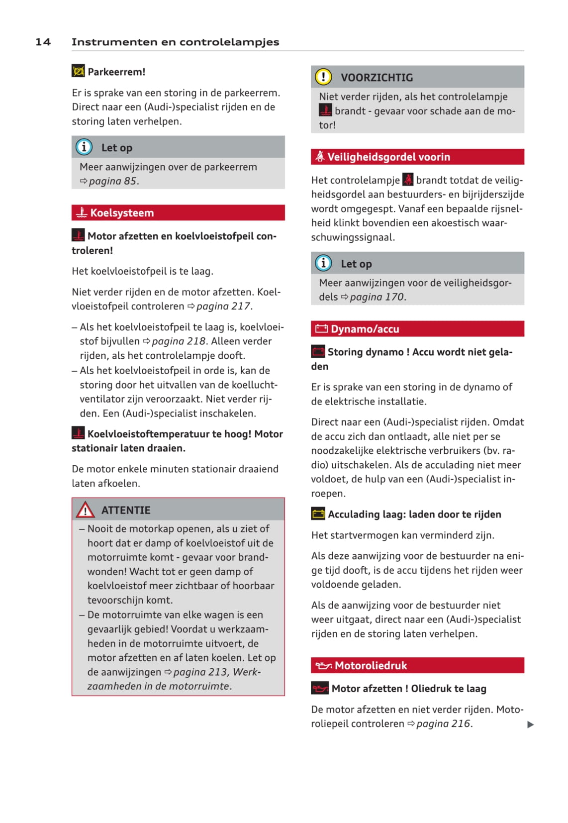 2011-2014 Audi A6 Avant Owner's Manual | Dutch