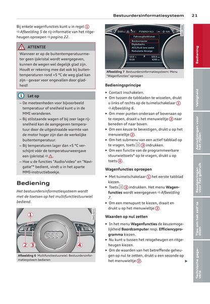 2011-2014 Audi A6 Avant Owner's Manual | Dutch