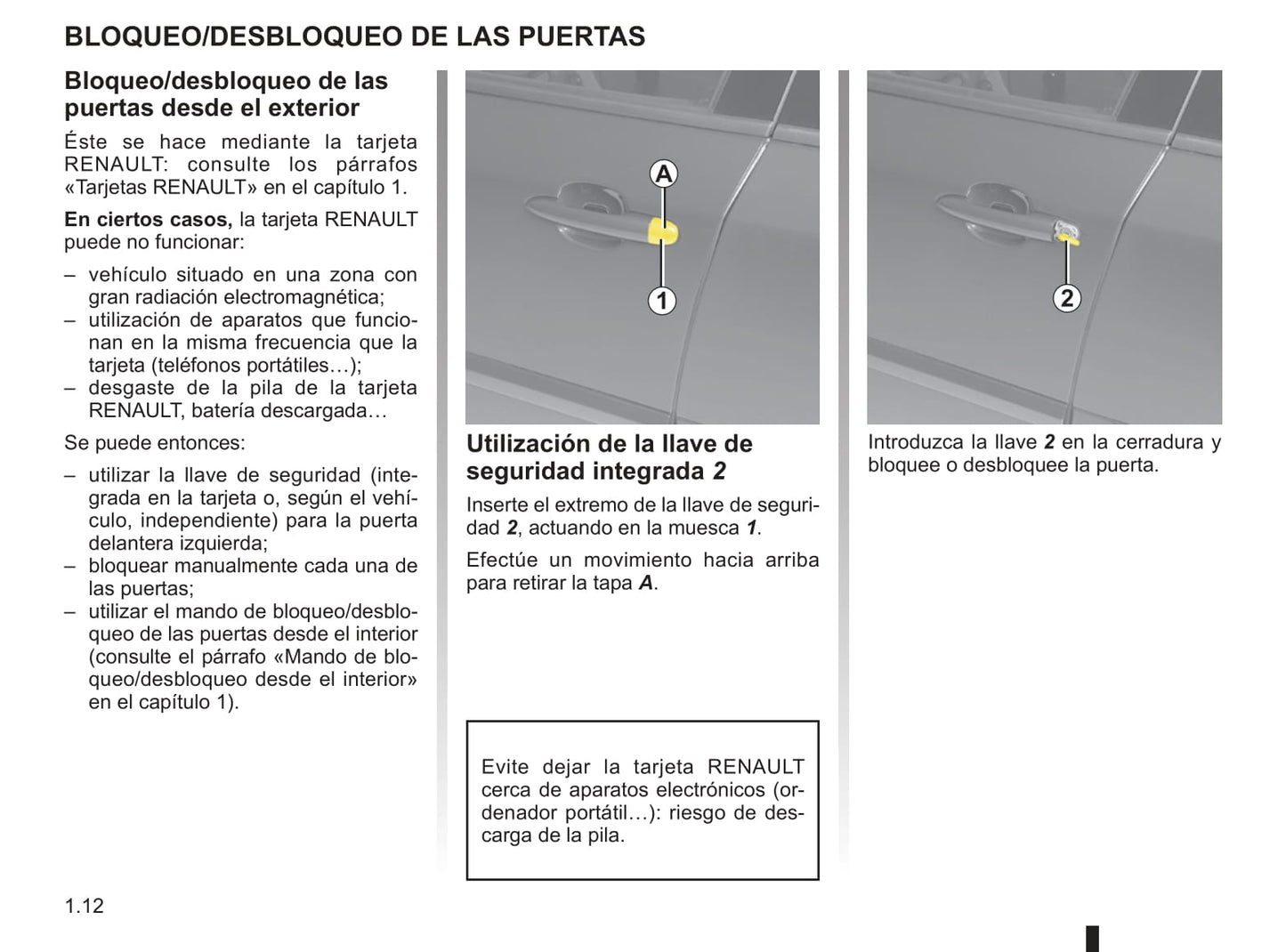 2009-2010 Renault Vel Satis Owner's Manual | Spanish