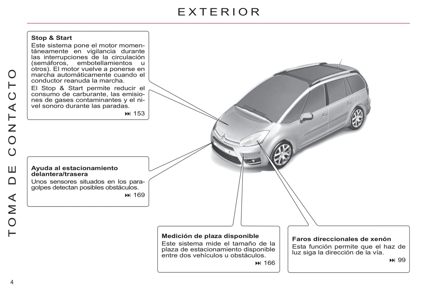 2011-2013 Citroën C4 Picasso/Grand C4 Picasso Gebruikershandleiding | Spaans