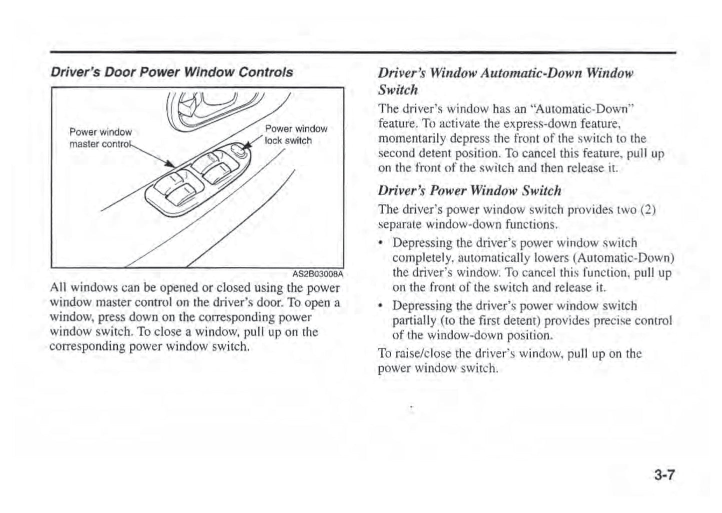 2001 Kia Sephia Owner's Manual | English