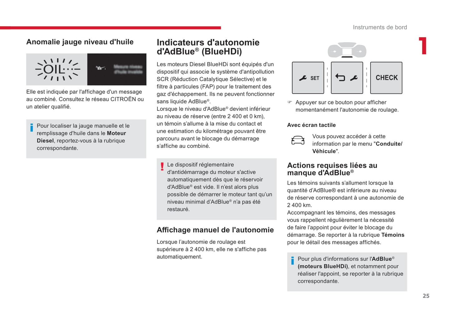 2018-2020 Citroën Jumpy/Dispatch/SpaceTourer Owner's Manual | French