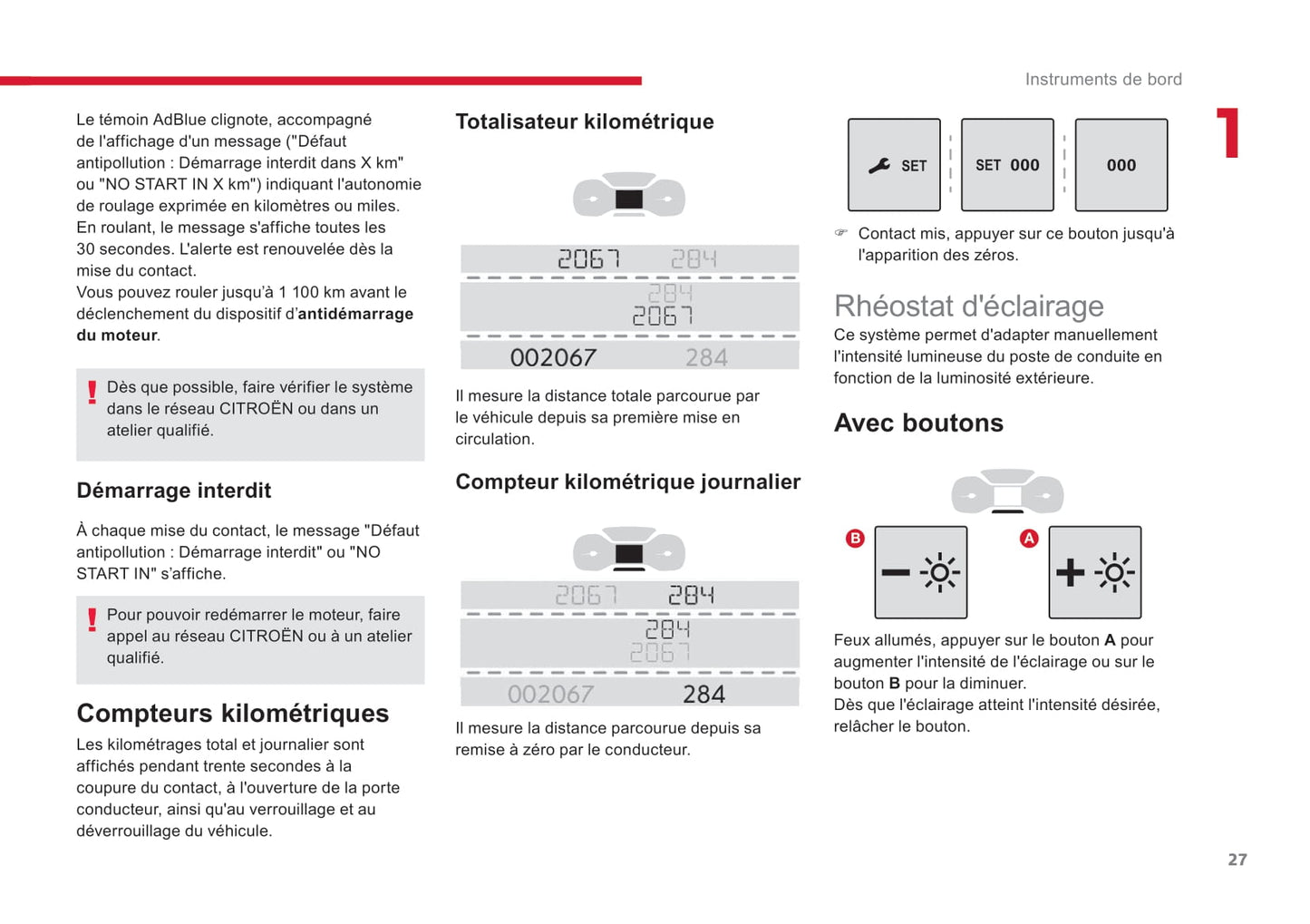 2018-2020 Citroën Jumpy/Dispatch/SpaceTourer Owner's Manual | French