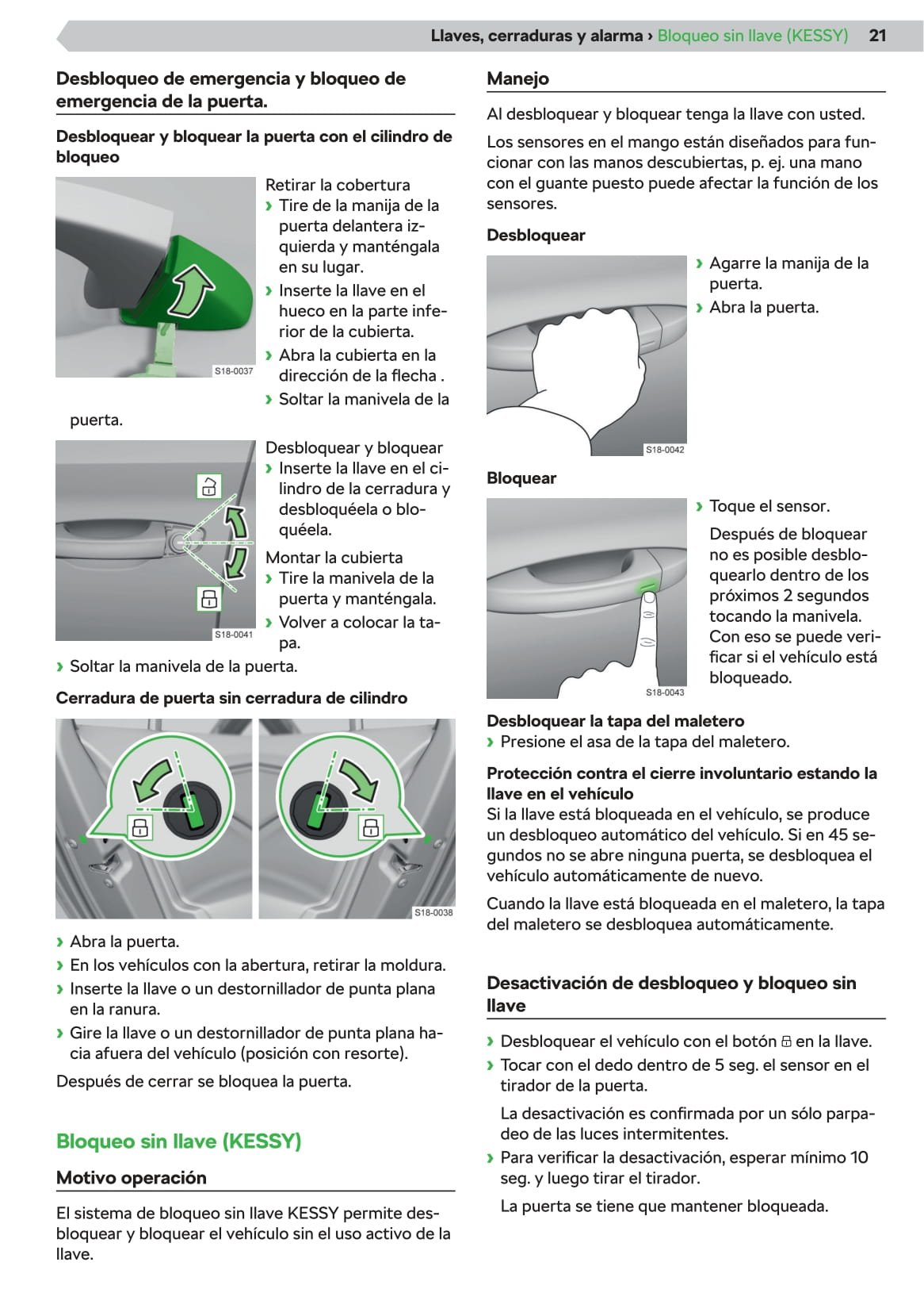 2019-2020 Skoda Scala Gebruikershandleiding | Spaans