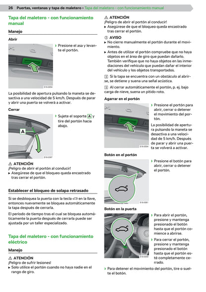 2019-2020 Skoda Scala Gebruikershandleiding | Spaans