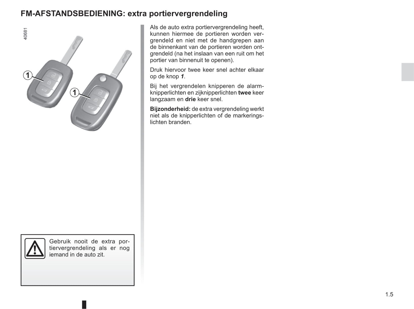 2016-2017 Renault Scénic/Grand Scénic Owner's Manual | Dutch