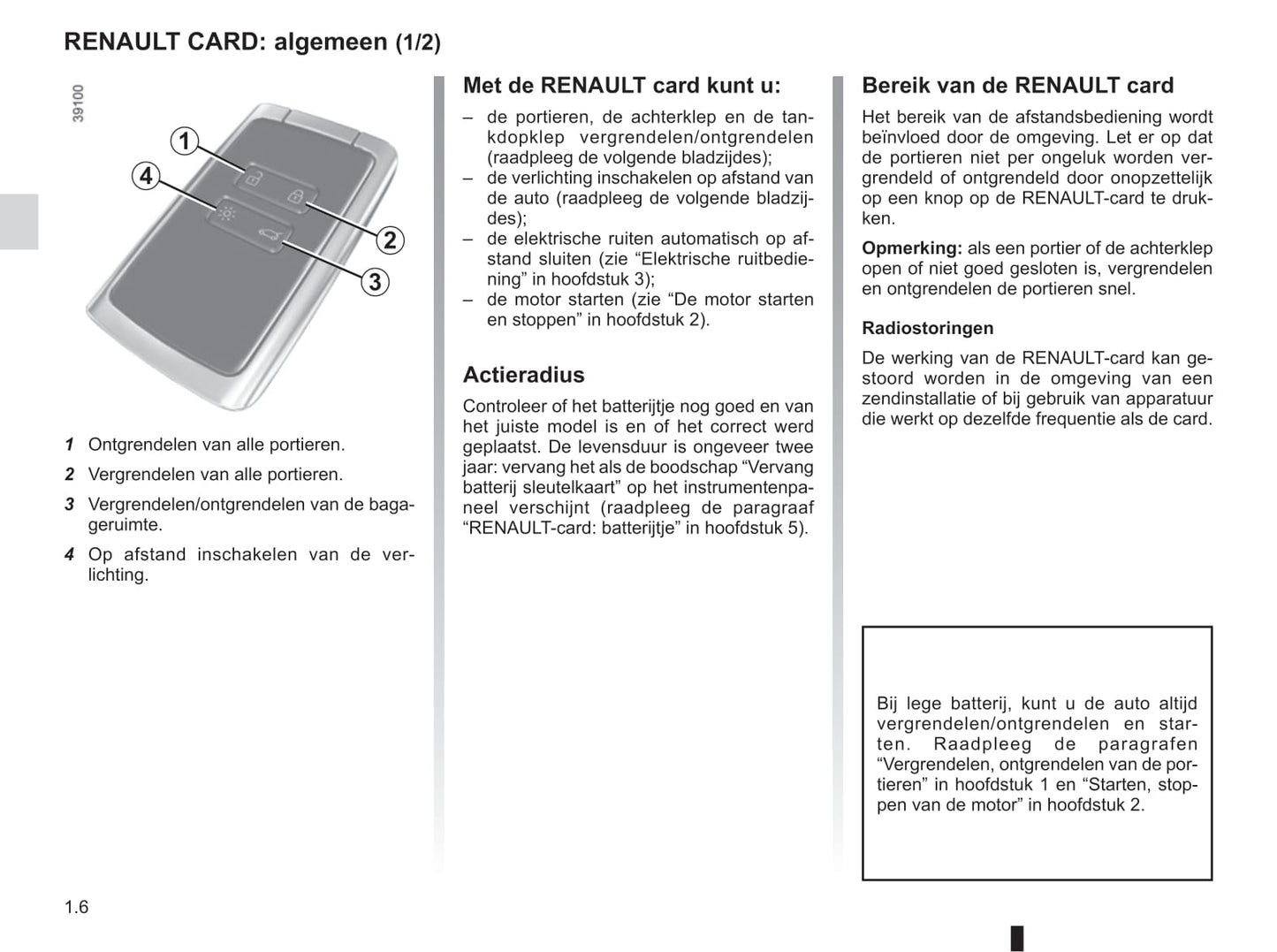 2016-2017 Renault Scénic/Grand Scénic Owner's Manual | Dutch