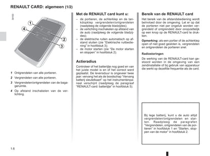 2016-2017 Renault Scénic/Grand Scénic Owner's Manual | Dutch